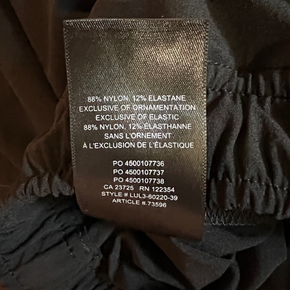 Aritzia | Tna Rush Pant Slim Track Pants Pull-On Joggers Zippers Black Size M - Picture 13 of 13